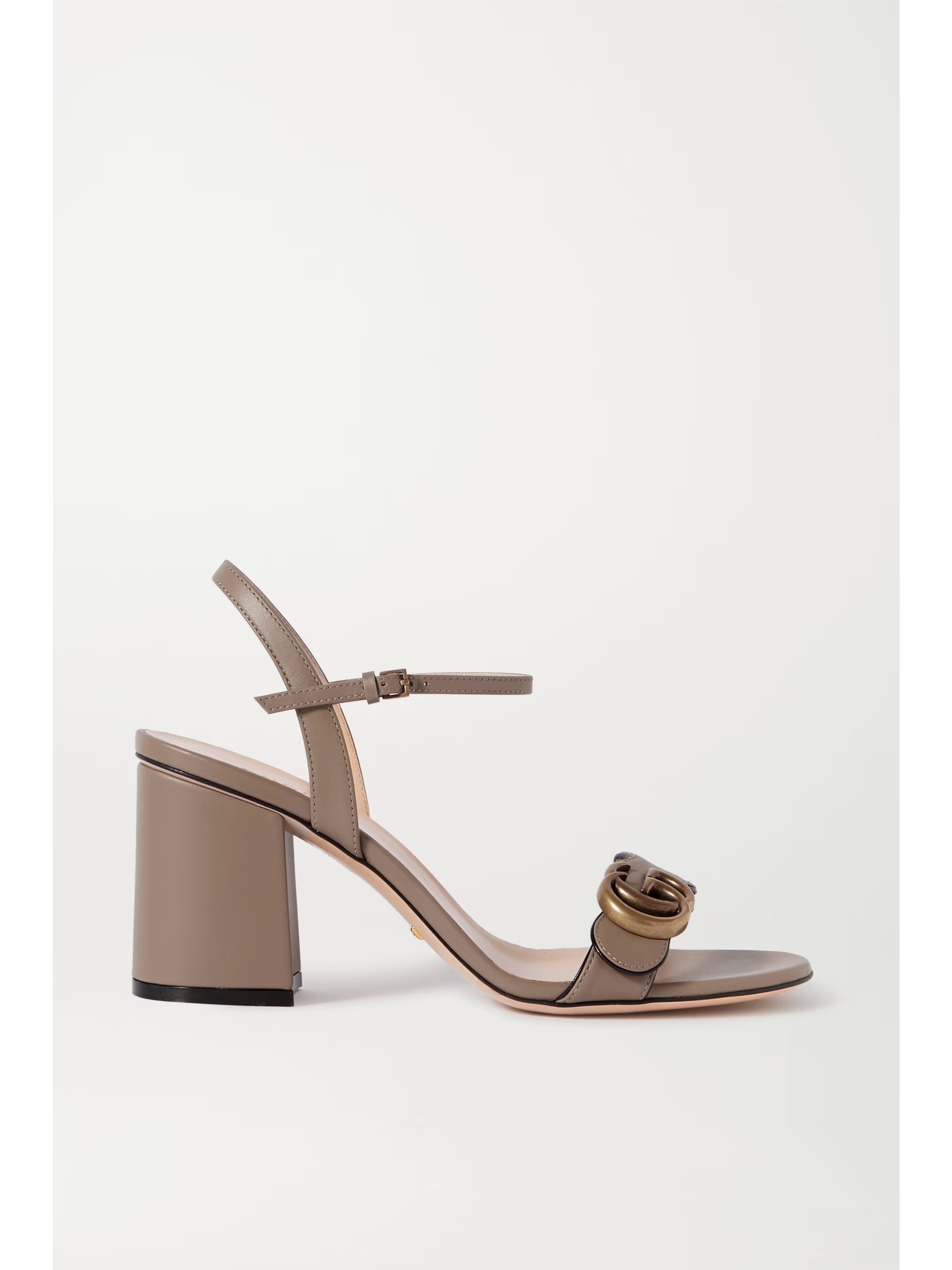 Marmont logo-embellished leather sandals | NET-A-PORTER (UK & EU)