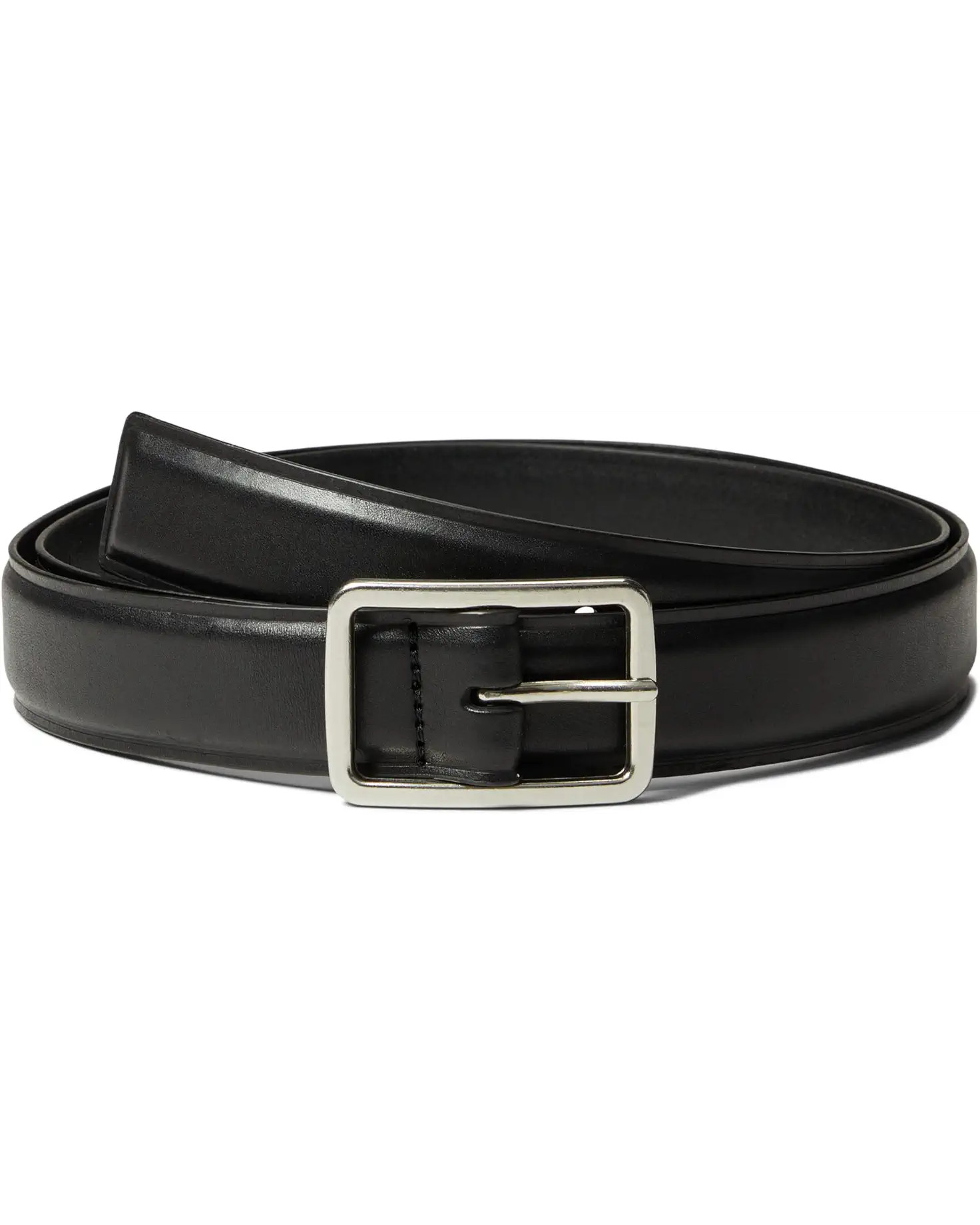 Rectangle Buckle Leather Belt | Zappos