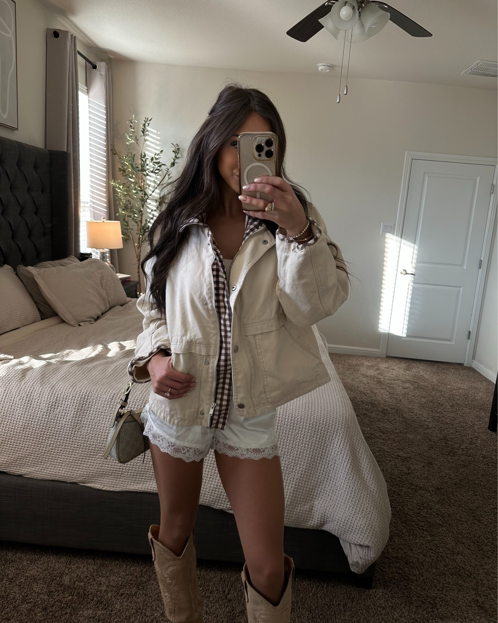 I don’t know what the question is but the answer is shorts & boots