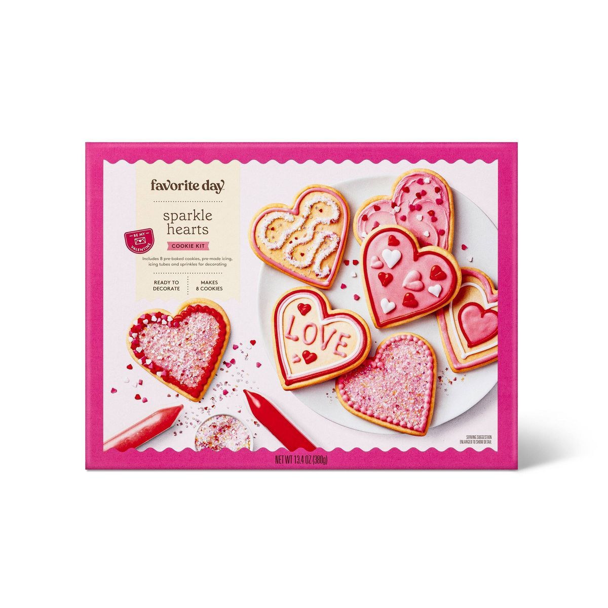 Valentine's Day Sparkle Cookie Kit - 13.41oz - Favorite Day™ | Target