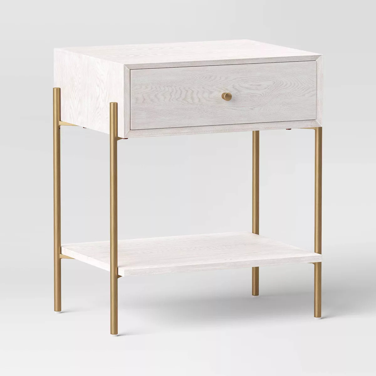 Natural Luxe Accent Table Off-White - Threshold™ | Target