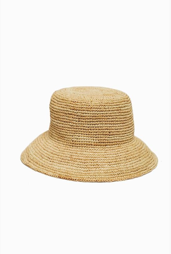 Cannes Straw Bucket Hat | Vitamin A Swim