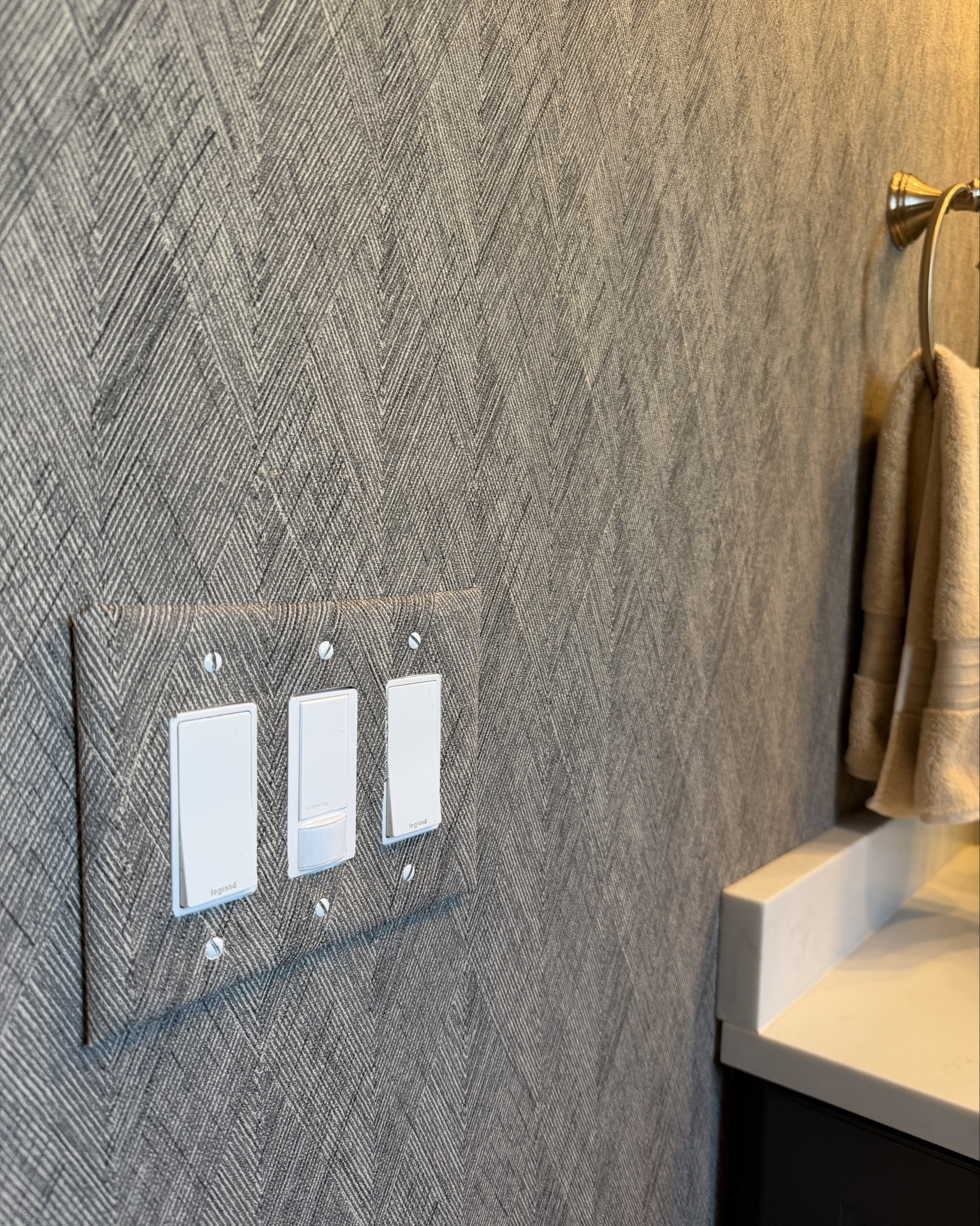 Loving this sexy powder room wallpaper! It’s masculine yet luxurious, the perfect combo  

#LTKHome