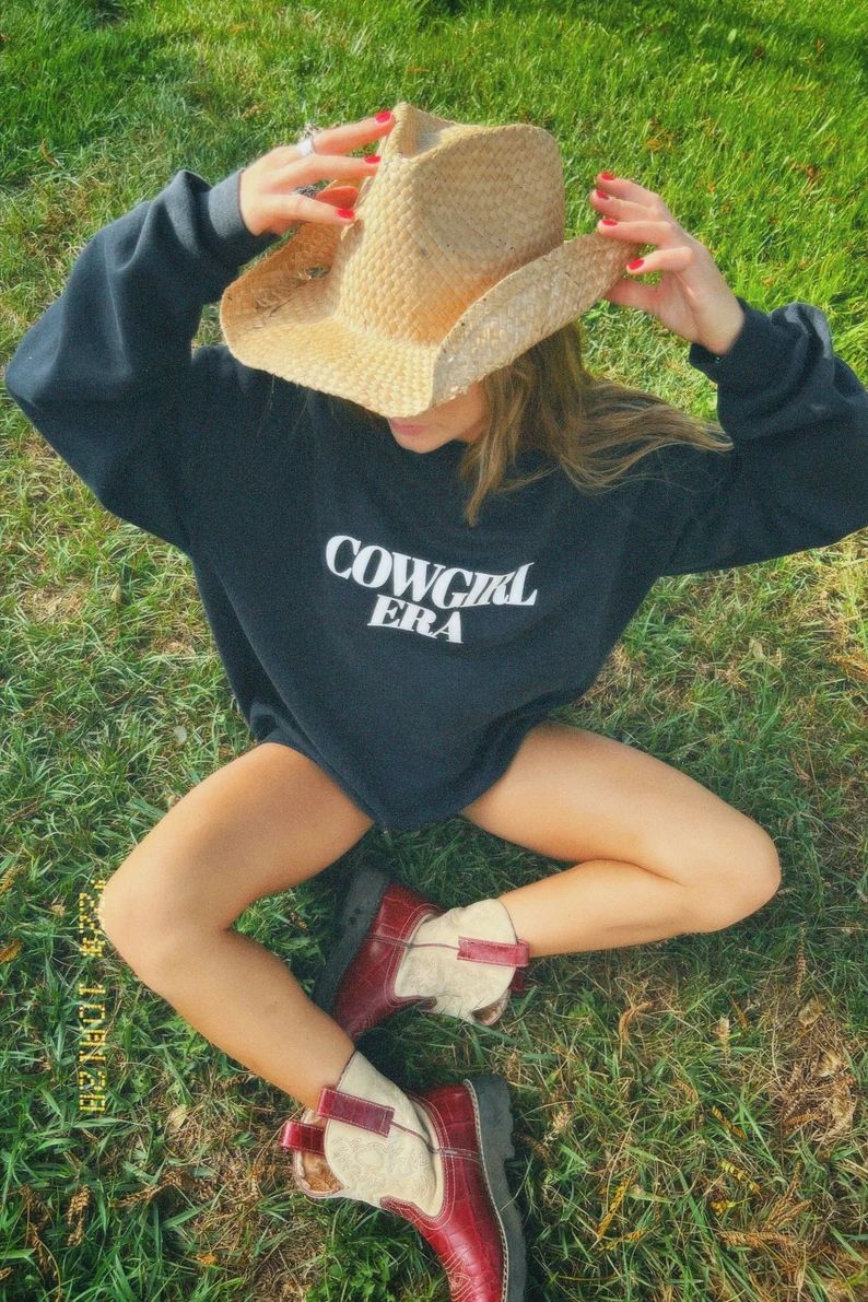 Cowgirl Era Crewneck - Etsy | Etsy (US)