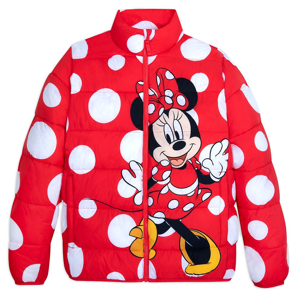 Minnie Mouse Puffer Jacket for Adults | Disney Store | Disney Store