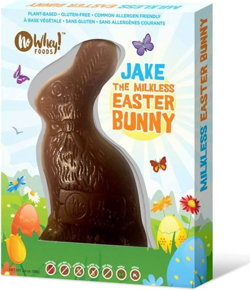 Vegan, Gluten Free "Jake" The Milkless Chocolate Easter Bunny | Allergy Friendly | Dairy Free, Nu... | Amazon (US)