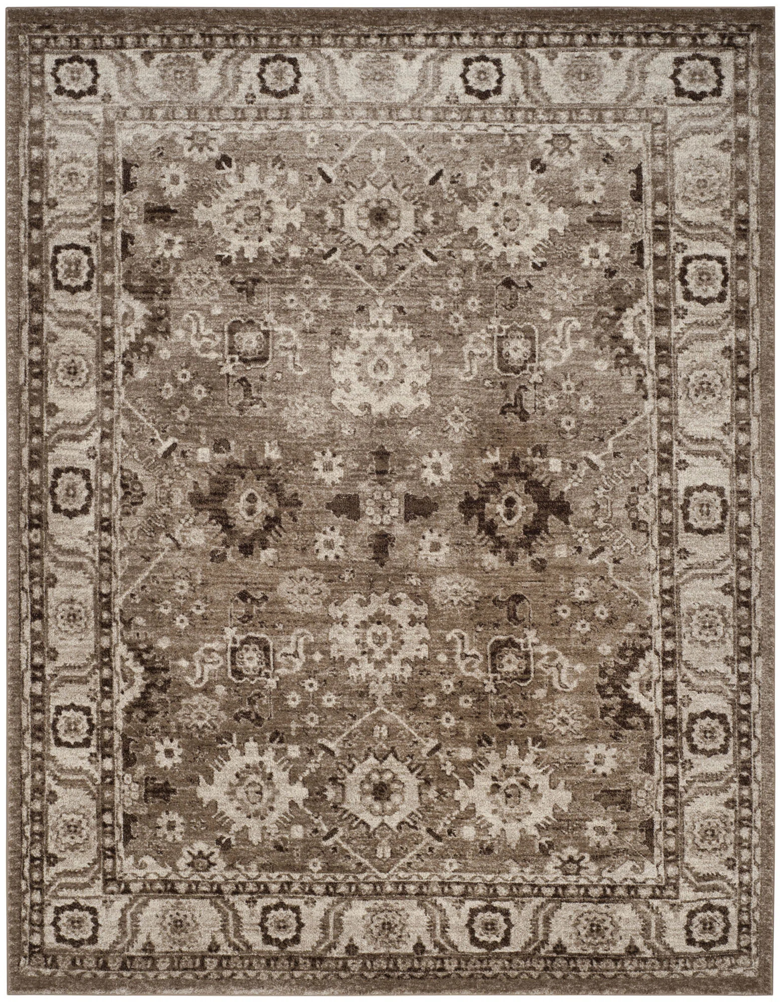 Imaya Oriental Taupe Area Rug | Wayfair North America