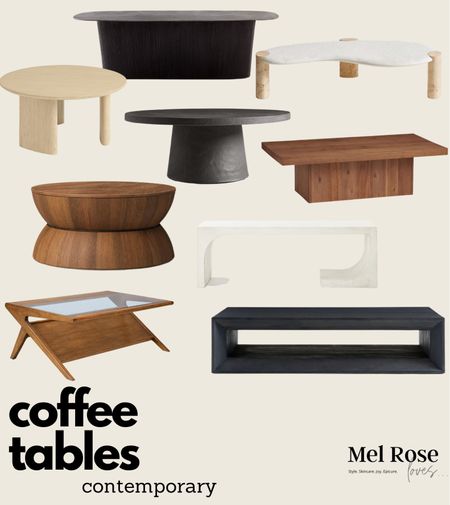 Co temporary coffee tables
