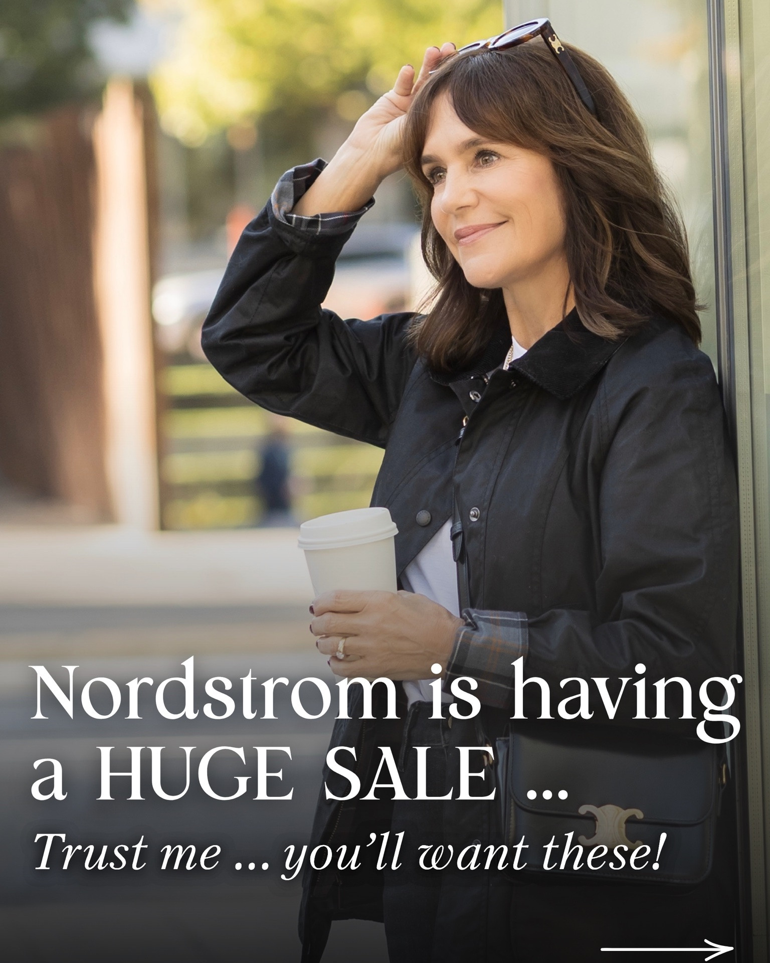 Nordstrom is having a HUGE Fall Savings Event!! And trust me … you’ll want all of these! 🚨🚨

I’m not really a sale shopper, but when it comes to brand new, in-season pieces, that’s a whole other thing! This is one of the sales I tell all my friends to shop!!

I went through the entire sale (over 40,000 items) and found the best things to get you ready for the season ahead – brand new denim, the Nordstrom brand everyone’s loving, beauty favorites, and more 🤩

Here’s the list -
✨Varley set
✨Elemis cleansing balm
✨Leset cardigan
✨New favorite jeans
✨Embellished jacket
✨Paige Anessa
✨Lancôme genefique
✨Bobbi Brown face base
✨Red Cinq a Sept dress
✨Vince matching set
✨Veronica Beard booties
✨Vince bomber jacket
✨Barbour jackets
✨Zella set
✨Black blazer
✨Plaid bomber
✨Undies
✨Slip skirt

#LTKSaleAlert #LTKSeasonal #LTKOver40