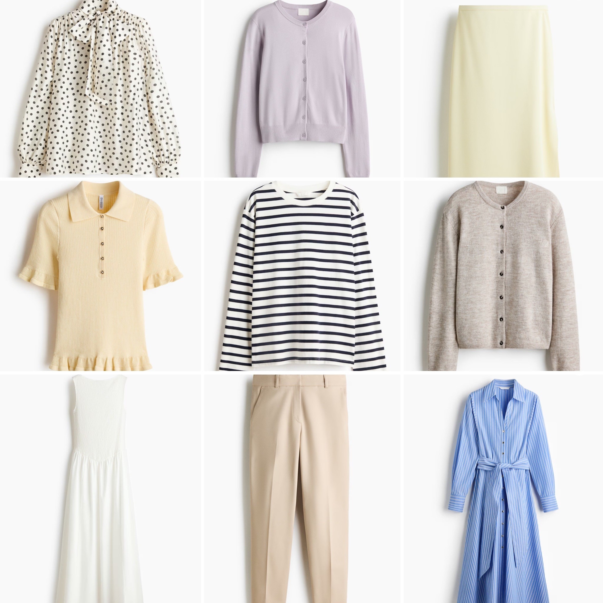 H&M spring outfits, vacation outfits, work outfits, workwear, date night, casual outfits, white dress, butter yellow, cardigan, spring tops, spring dress 

#LTKWorkwear #LTKOver40 #LTKootd