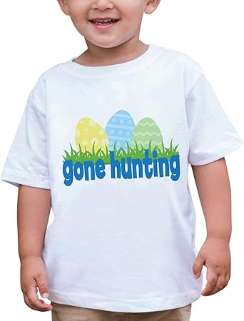 7 ate 9 Apparel Boy's Gone Hunting Novelty Easter Tshirt | Amazon (US)