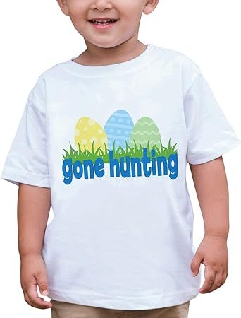 7 ate 9 Apparel Boy's Gone Hunting Novelty Easter Tshirt | Amazon (US)