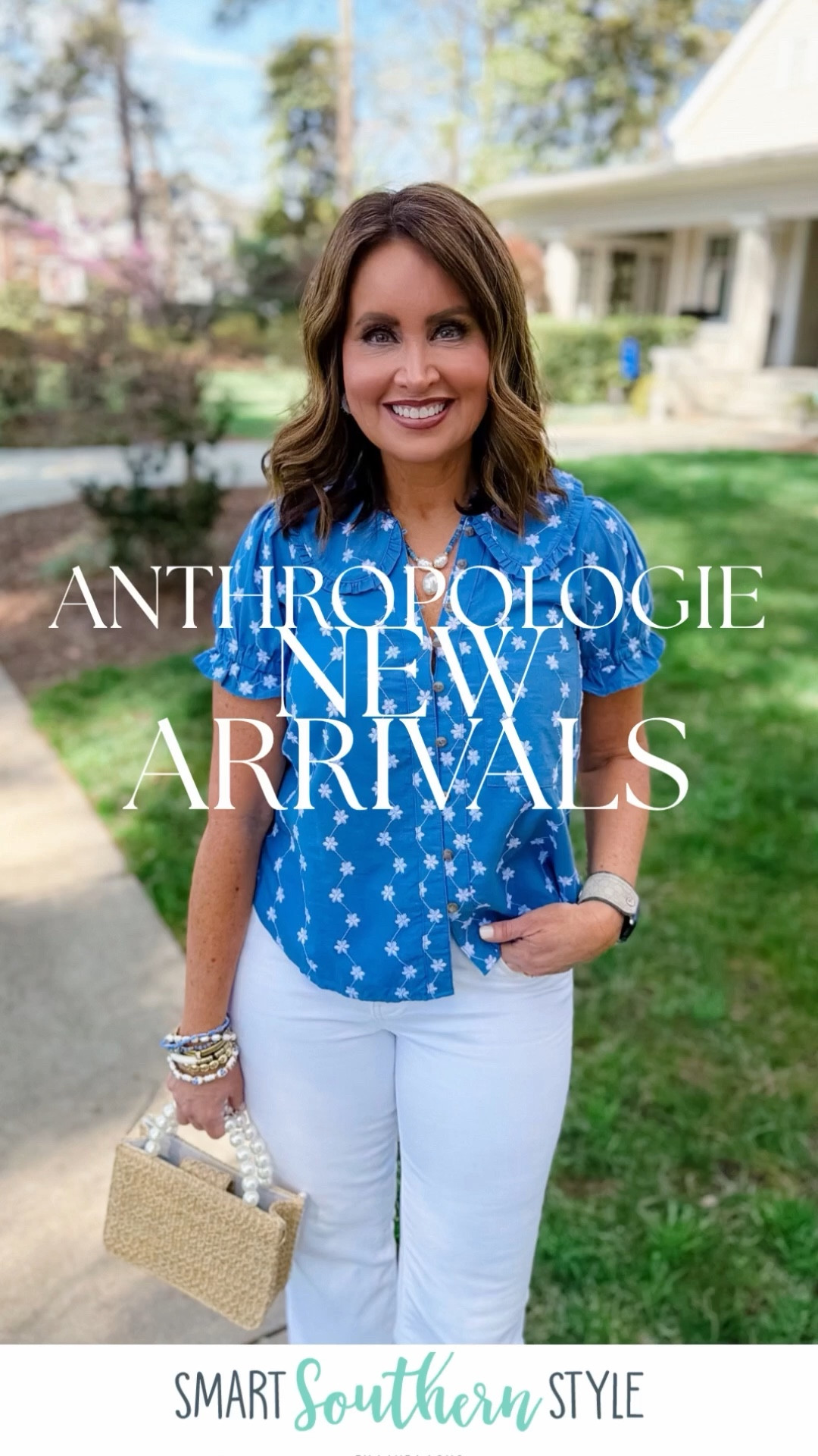 Anthropologie new arrivals 
Everything runs true to size 

Size down in white jeans (not from Anthro)

Use code LAURA20 on Allie & Bess bracelets 

#LTKootd #LTKSaleAlert #LTKOver40