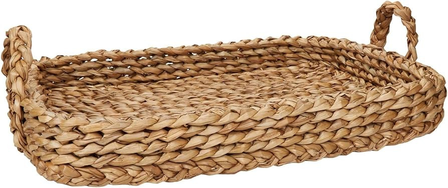 Creative Co-op Bankuan Braided Tray with Handles | Amazon (CA)