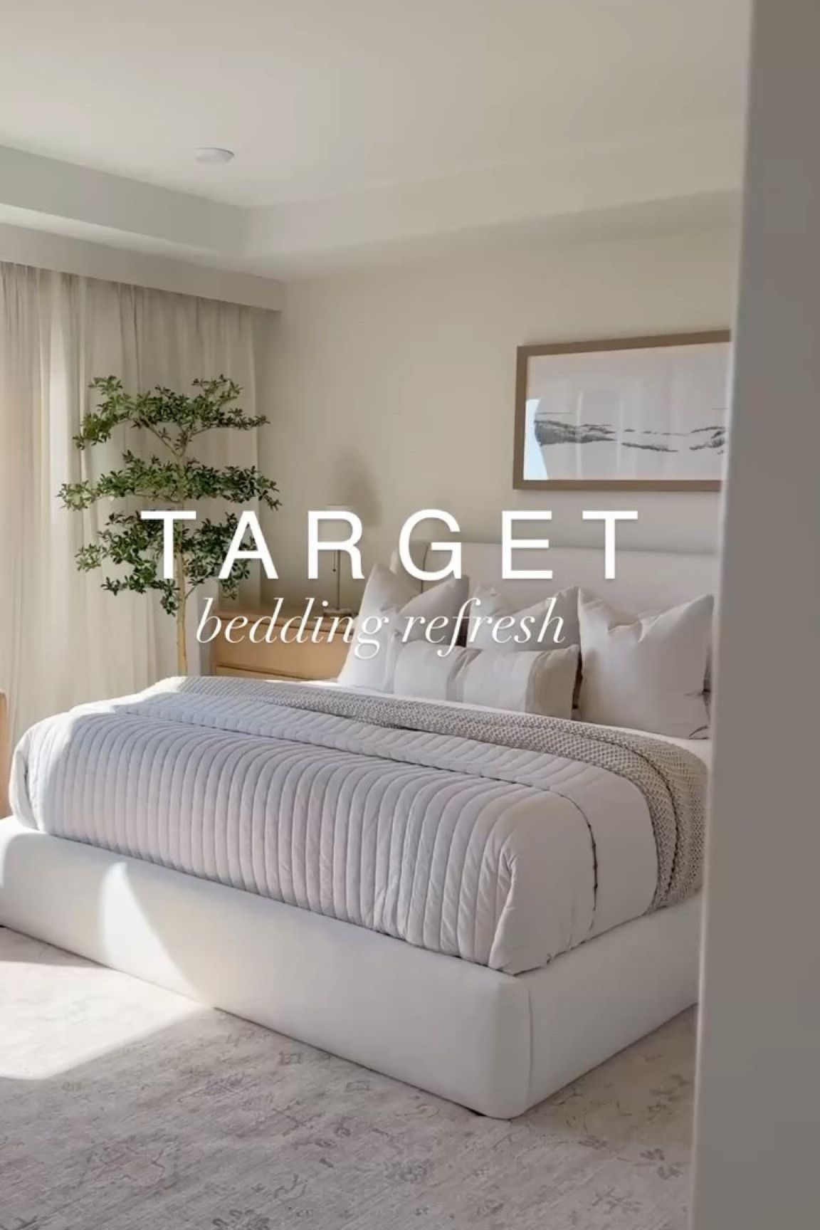 ✨ Prettiest Target Bedding ✨ //
Layered up with my favorite neutral finds from Target. A simple, affordable and quality way to refresh any bedroom〰️


#LTKHome #LTKFindsUnder100 #LTKSaleAlert