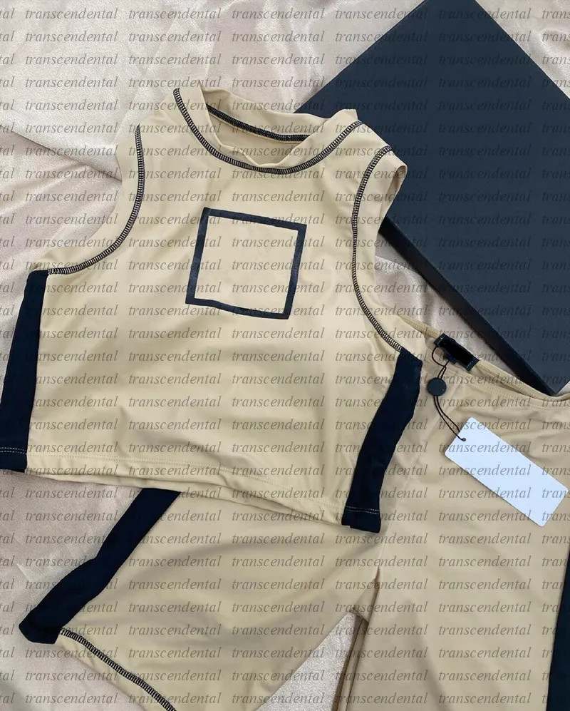 Discount Khaki Womens Two Piece Pants Sweat Suit Top With Short Set Gym Outfit Fashion Letter Pri... | DHGate