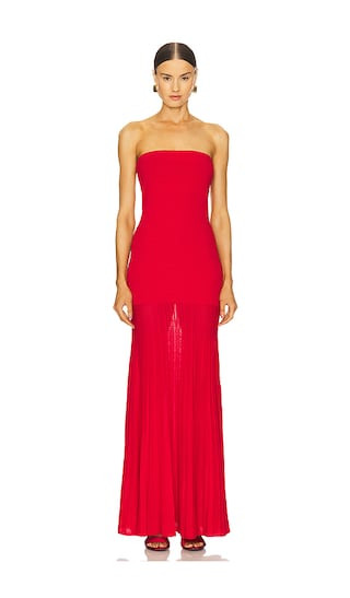 Arlo Tube Dress in Lime | Revolve Clothing (Global)