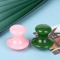 SPA Therapy Jade Board Face Massager Natural Rose Quartz Mushroom Facial Back Foot Acupuncture Massage Scraper Gua Sha Tool | AliExpress (US)