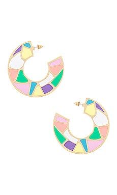 Maryjane Claverol Clementine Hoops in Multi from Revolve.com | Revolve Clothing (Global)