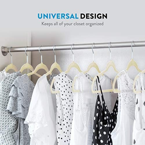 Zober Premium Quality Space Saving Velvet Hangers Strong and Durable Hold Up to 10 Lbs - 360 Degr... | Amazon (CA)