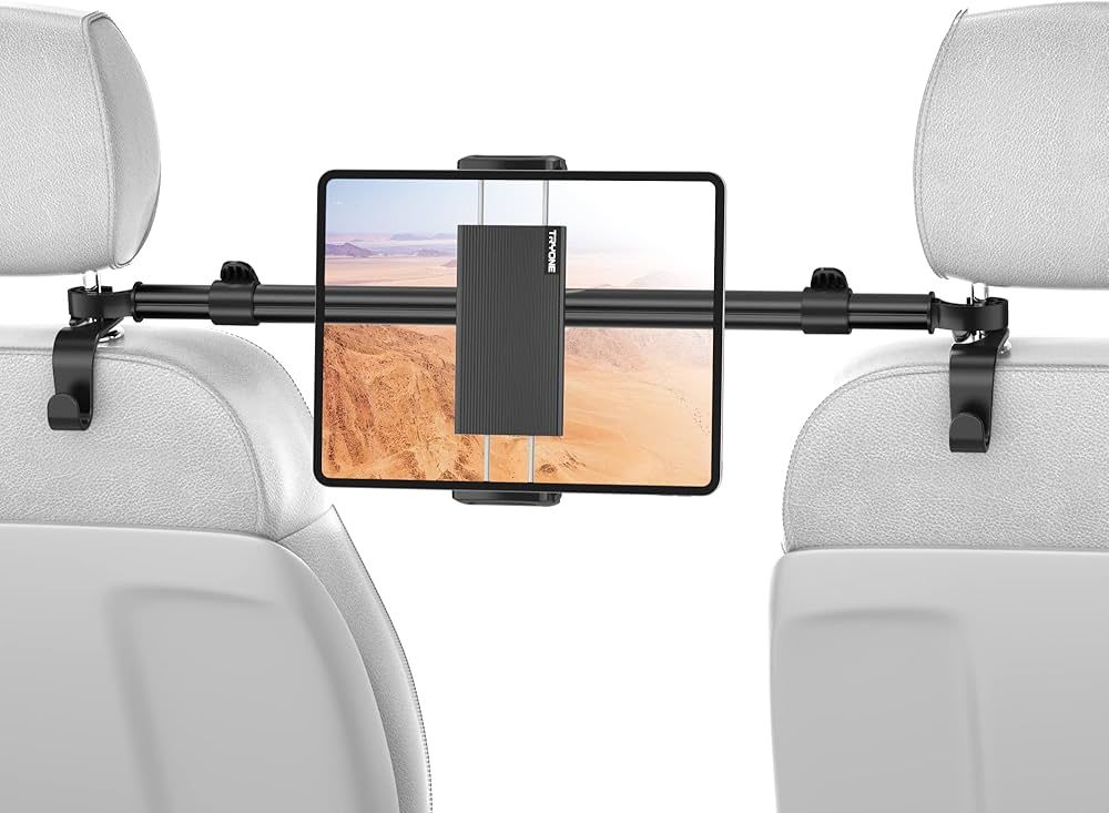 Car Tablet Holder Mount for iPad: Headrest Tablet Stand for Car Back Seat Compatible with iPad Pr... | Amazon (US)