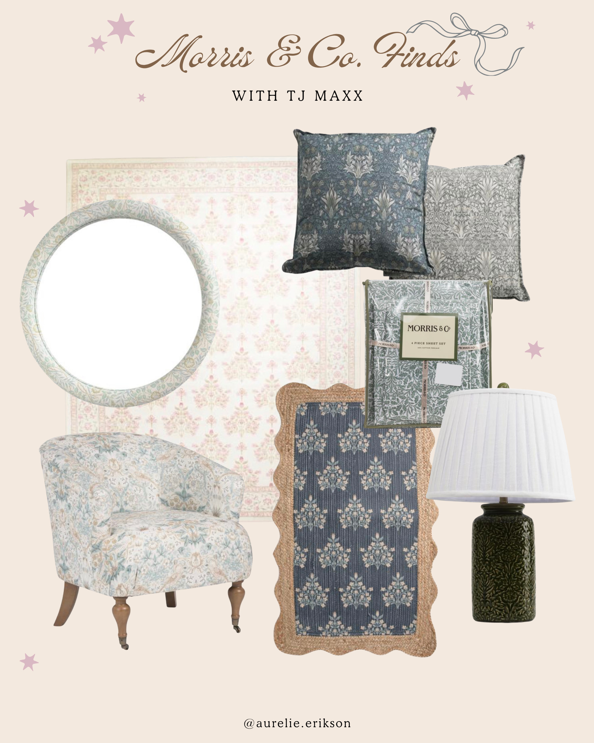 Classic Morris & Co. prints are showing up at TJ Maxx! 🌿✨ Timeless home decor, cozy accents, and vintage-inspired finds that look so much more expensive. #TJMaxxFinds #MorrisAndCo #HomeDecor #VintageStyle #LTKHome 

 #LTKHome