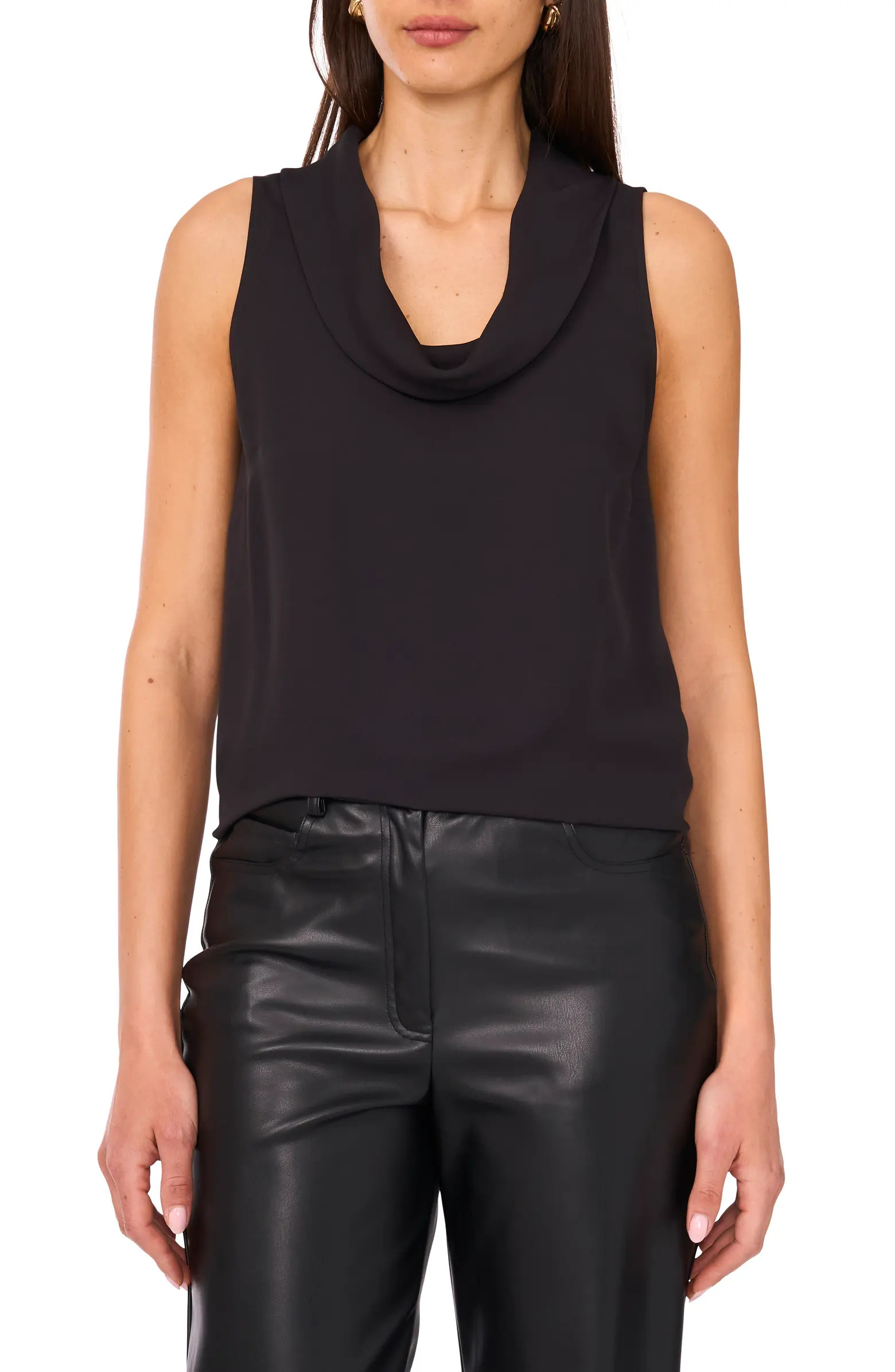 Vince Camuto Cowl Neck Sleeveless Blouse | Nordstrom | Nordstrom