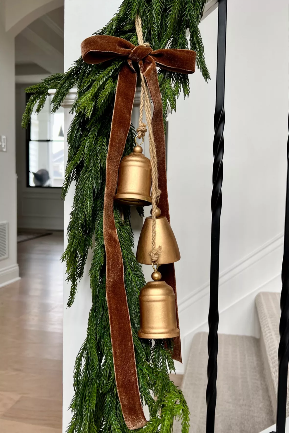 Antiquing Christmas Bells with Rub N Buff 