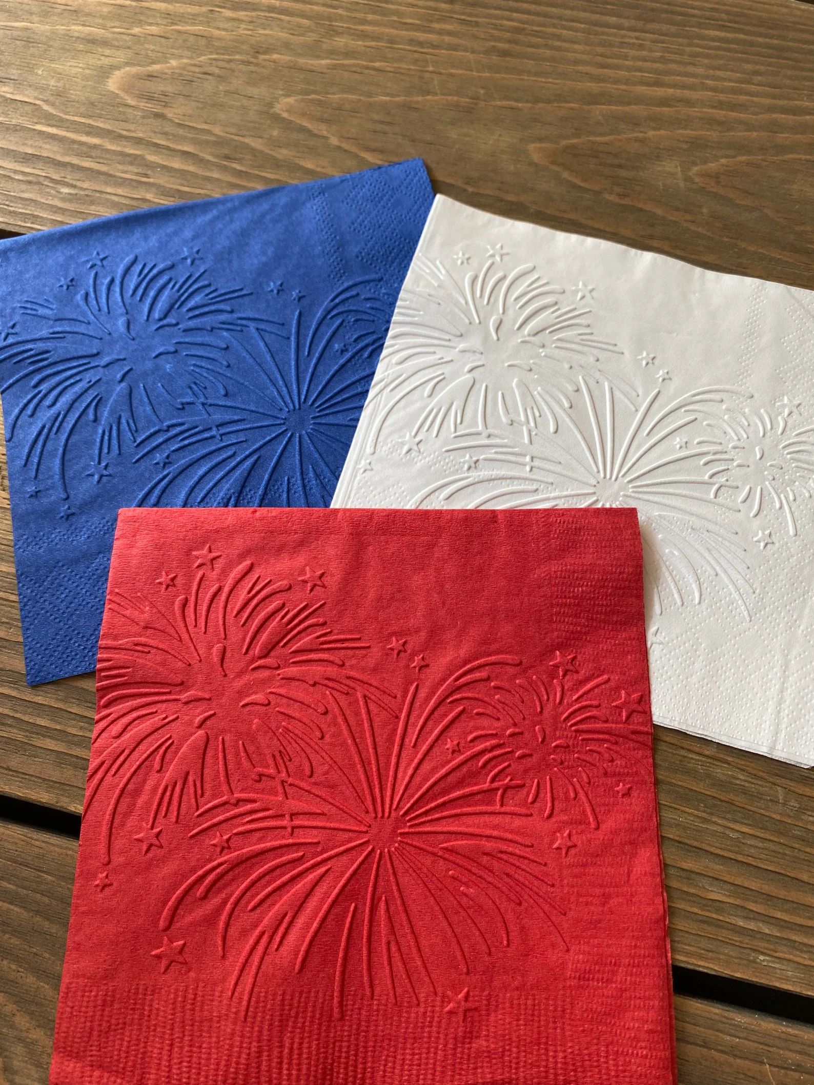 4th of July Napkins Party Supplies Party Decorations Embossed Napkins Cocktail Napkins Drink Napk... | Etsy (US)