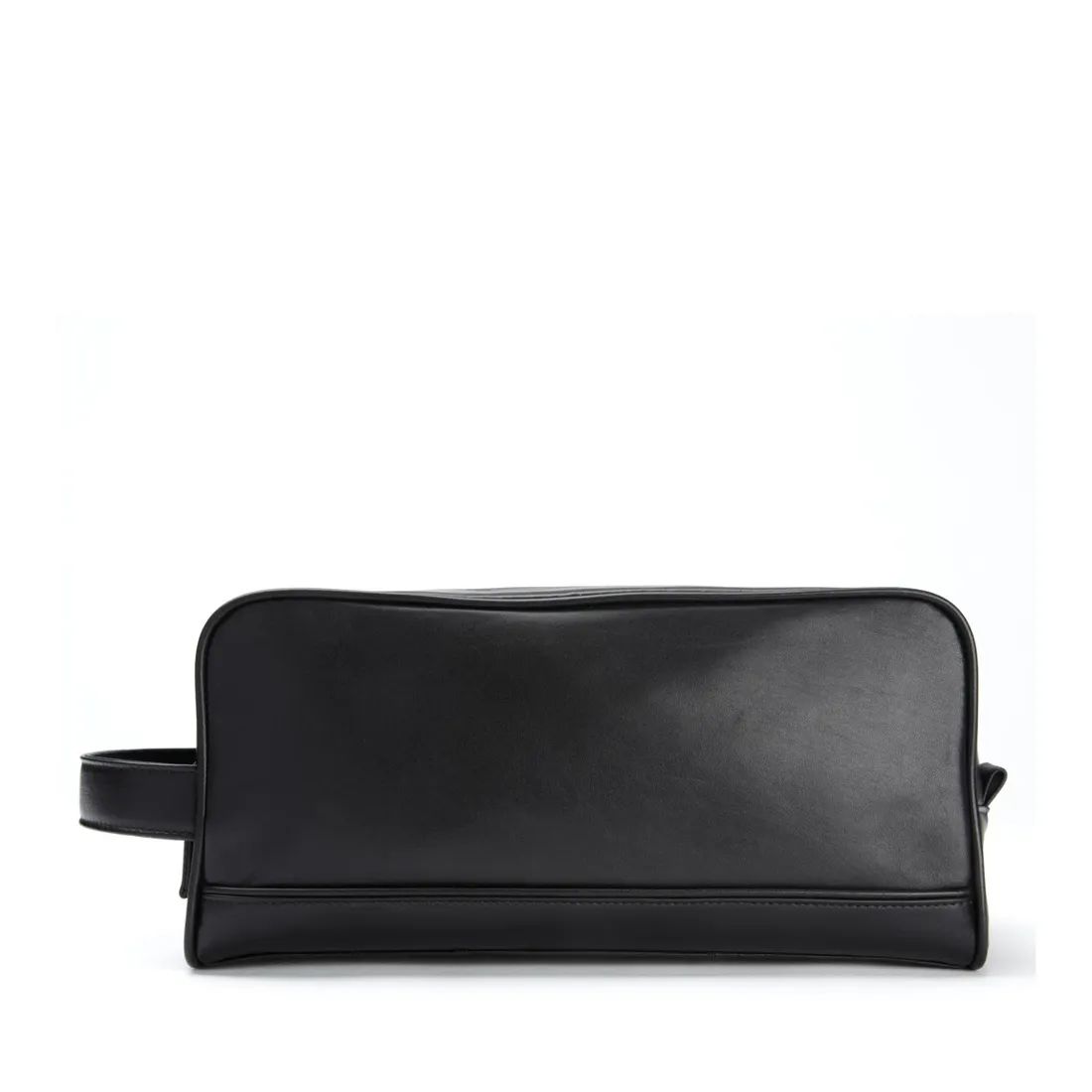 Small Double Zip Toiletry Bag | Leatherology