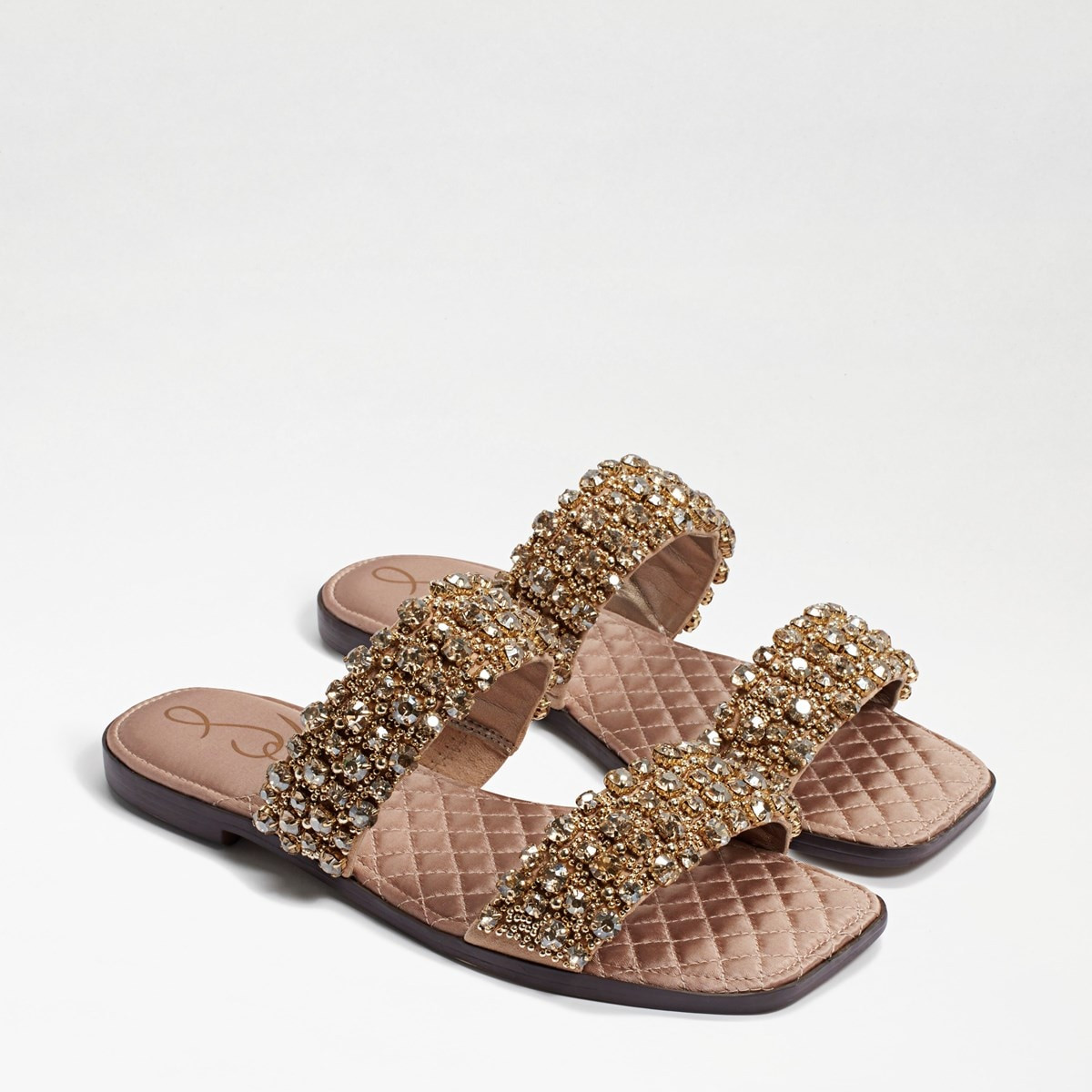 Ezel Embellished Slide Sandal | Sam Edelman