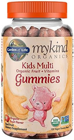 Garden of Life mykind Organics Kids Gummy Vitamins - Fruit - Certified Organic, Non-GMO & Vegan C... | Amazon (US)