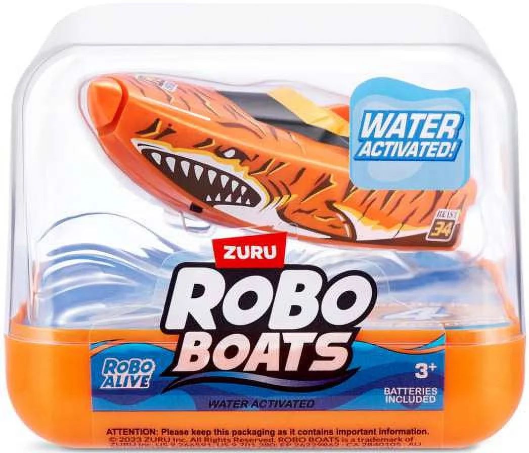 Robo Alive Robo Boats ORANGE Robotic Figure | Walmart (US)