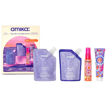 Mini Bust your Brass Purple Shampoo & Conditioner Set - amika | Sephora | Sephora (US)