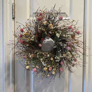 Vancortlandt Farms Natural Dried Flower Handmade Free Spirit Wreath - Etsy | Etsy (US)