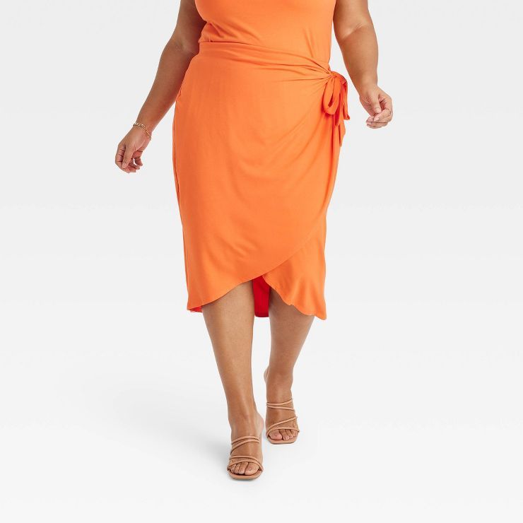Women's Knit Wrap Skirt - Ava & Viv™ | Target