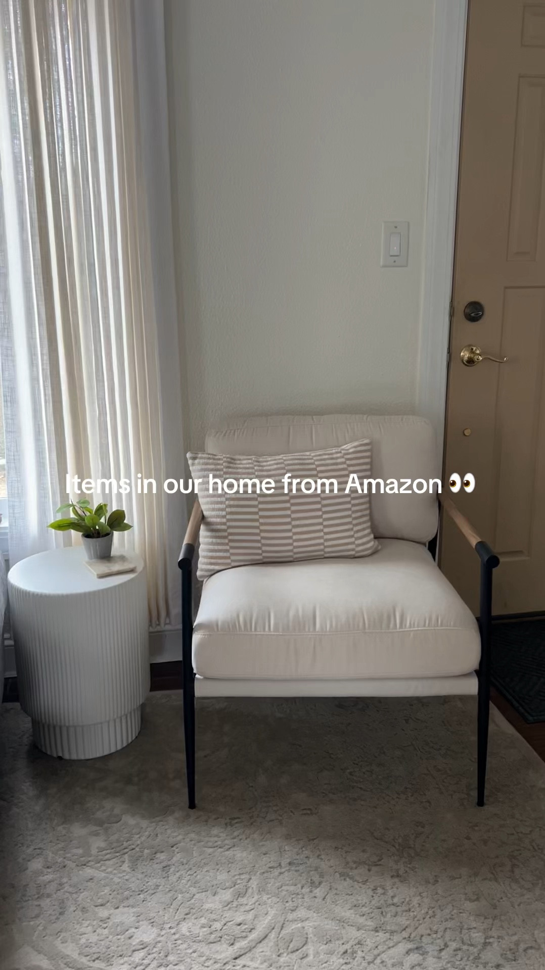 All of these items are 10/10! 

Amazon finds. Amazon home. Amazon furniture. Accent chair. Kitchen chairs. Bar cabinet. Lighting. 

#LTKHome