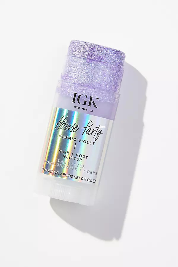 IGK House Praty Cosmic Violet Hair + Body Glitter By IGK in Assorted | Anthropologie (US)