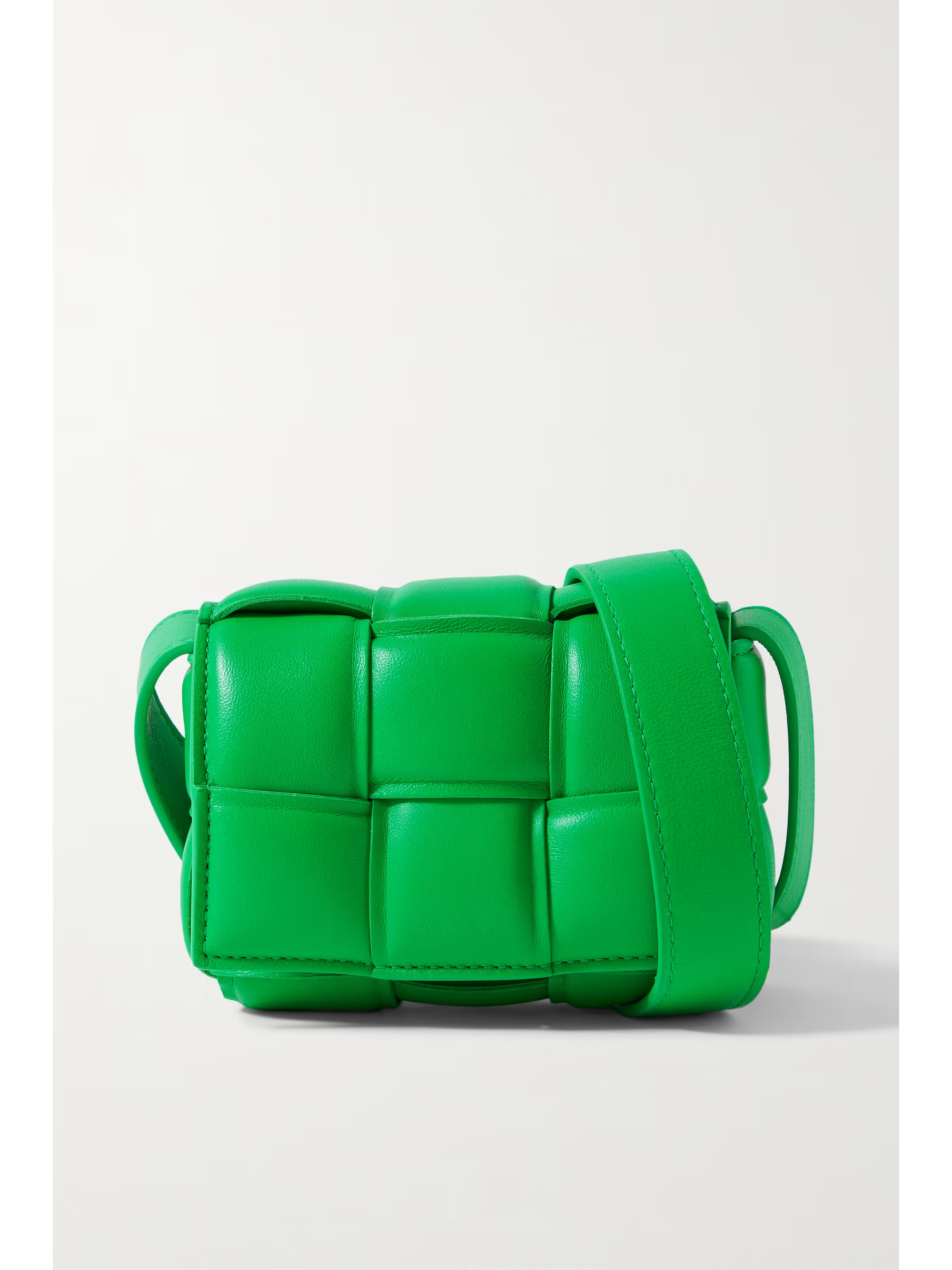 Cassette mini padded intrecciato leather shoulder bag | NET-A-PORTER (US)