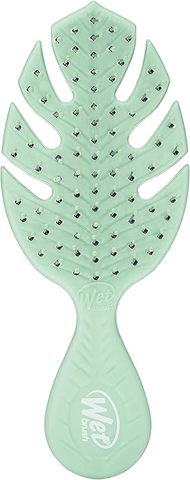 Wet Brush Go Green Mini Detangler, Green - Detangling Travel Hair Brush - Ultra-Soft IntelliFlex ... | Amazon (US)
