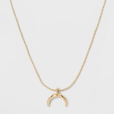 Short Delicate Charm Drop Necklace - Wild Fable™ Bright Gold | Target