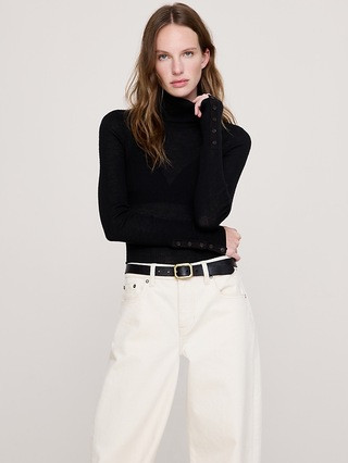 Featherweight Cashmere Turtleneck | Banana Republic (US)