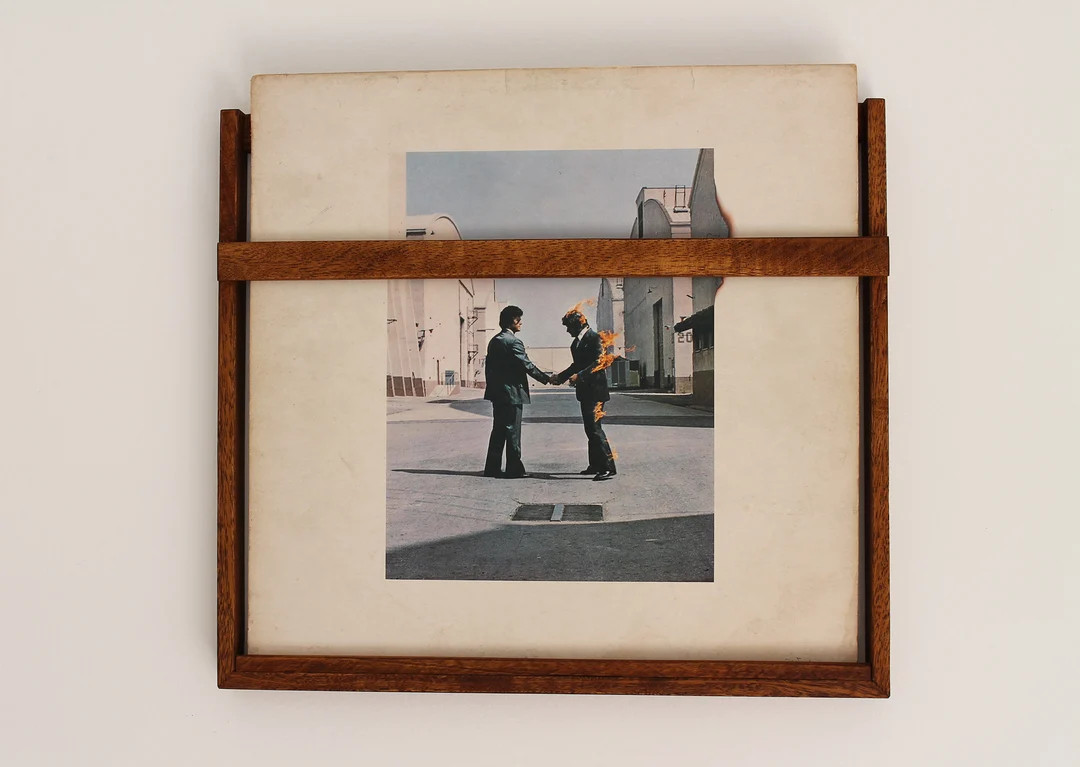 Vinyl LP Record Storage Vinyl Record Frame Now Spinning Mid Century Record Display Vinyl Record W... | Etsy (US)