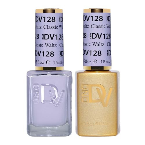 DND Diva Gel Polish Set, Soda Poppin Collection, UV/LED Gel Polish and Air Dry Nail Lacquer, Matching Chip-Free Polish Duo, 128 Classic Waltz, 0.5 Fl Oz | Amazon (US)