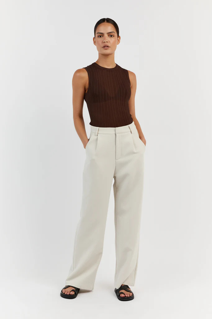 HARPER COFFEE SLEEVELESS TANK | DISSH