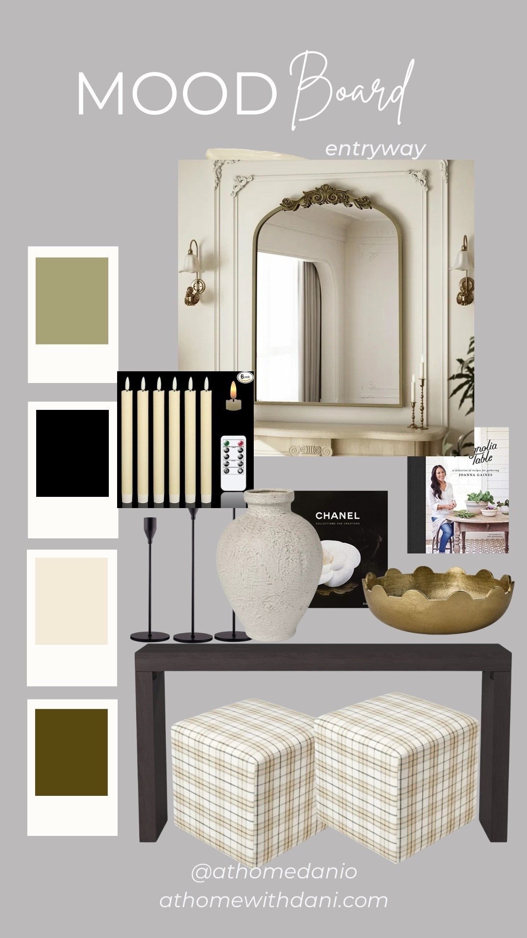 Entryway mood board 