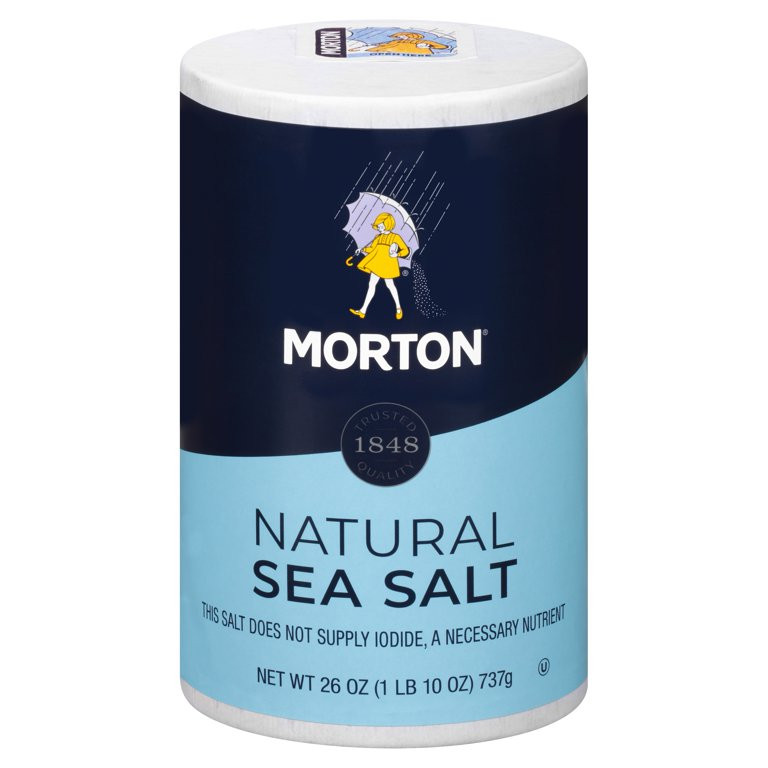 Morton Sea Salt, Natural All-Purpose, 26 Ounce | Walmart (US)