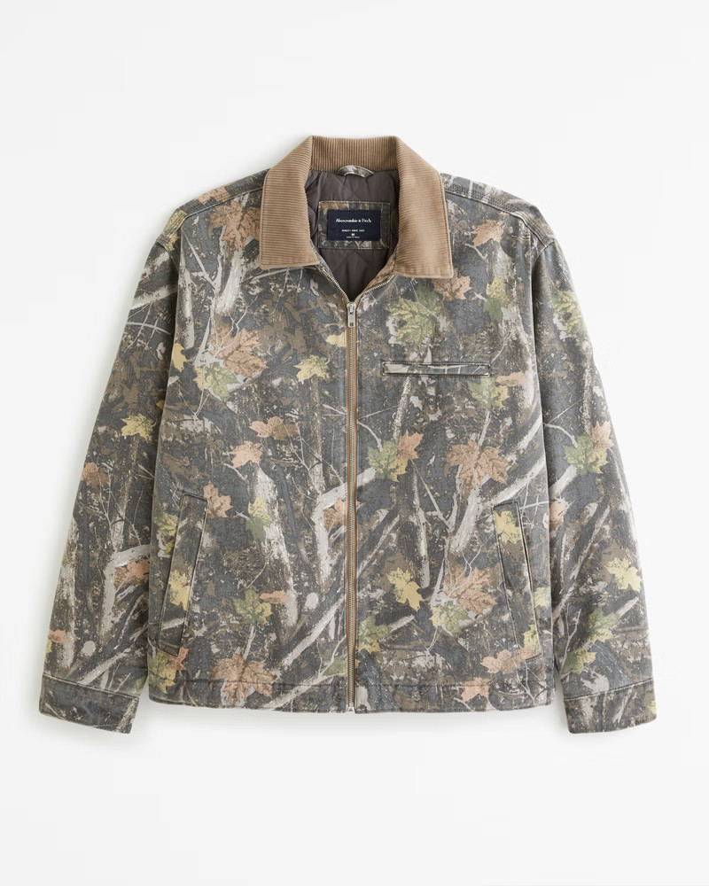 Men's Workwear Lined Jacket | Men's Coats & Jackets | Abercrombie.com | Abercrombie & Fitch (US)