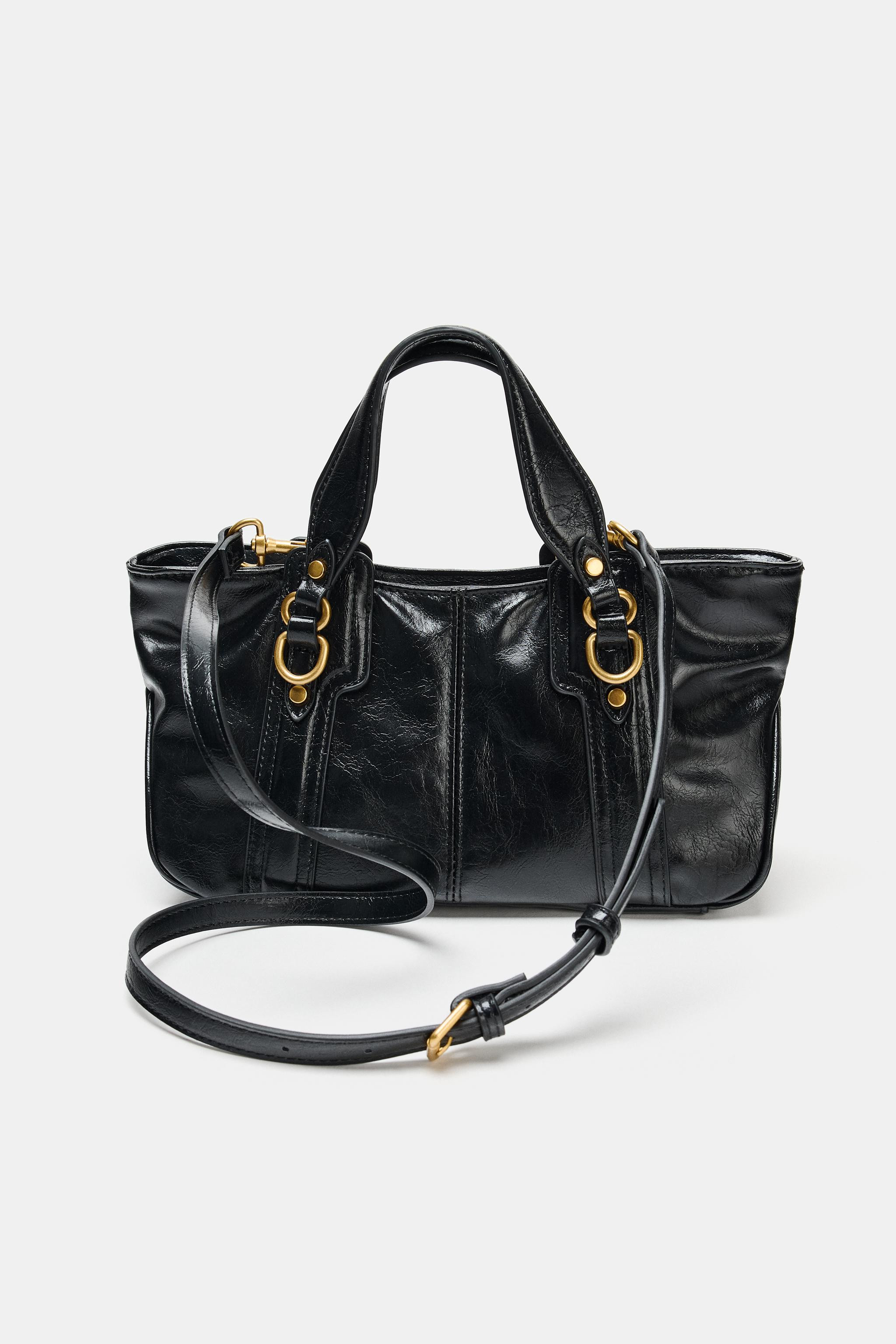 HANDBAG WITH METALLIC DETAILS | Zara US