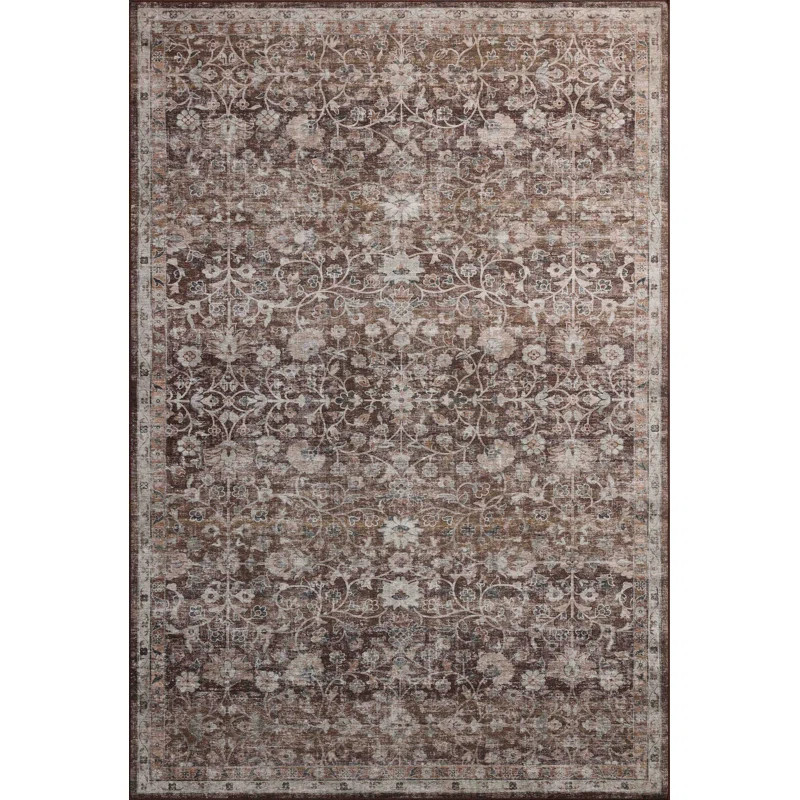 Amber Lewis x Loloi Machine Washable Josie Earth / Natural Area Rug | Wayfair North America